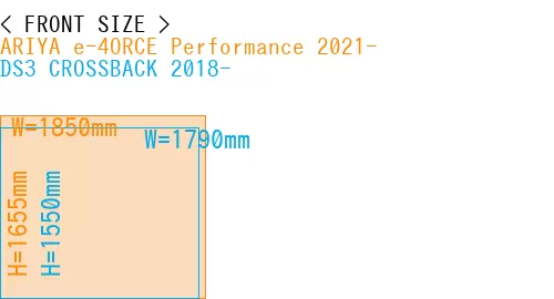 #ARIYA e-4ORCE Performance 2021- + DS3 CROSSBACK 2018-